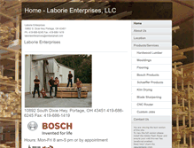 Tablet Screenshot of laborieenterprises.com